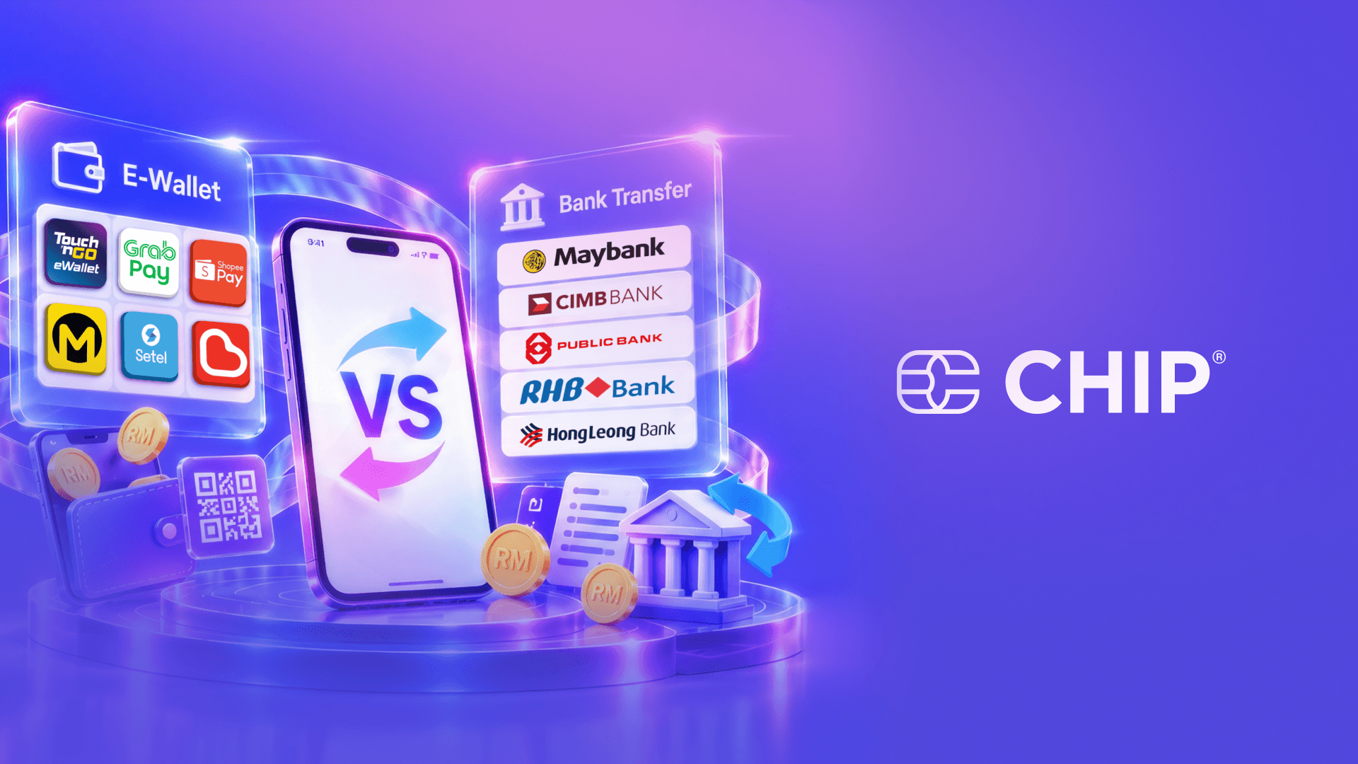 e-wallet vs bank transfer Malaysia